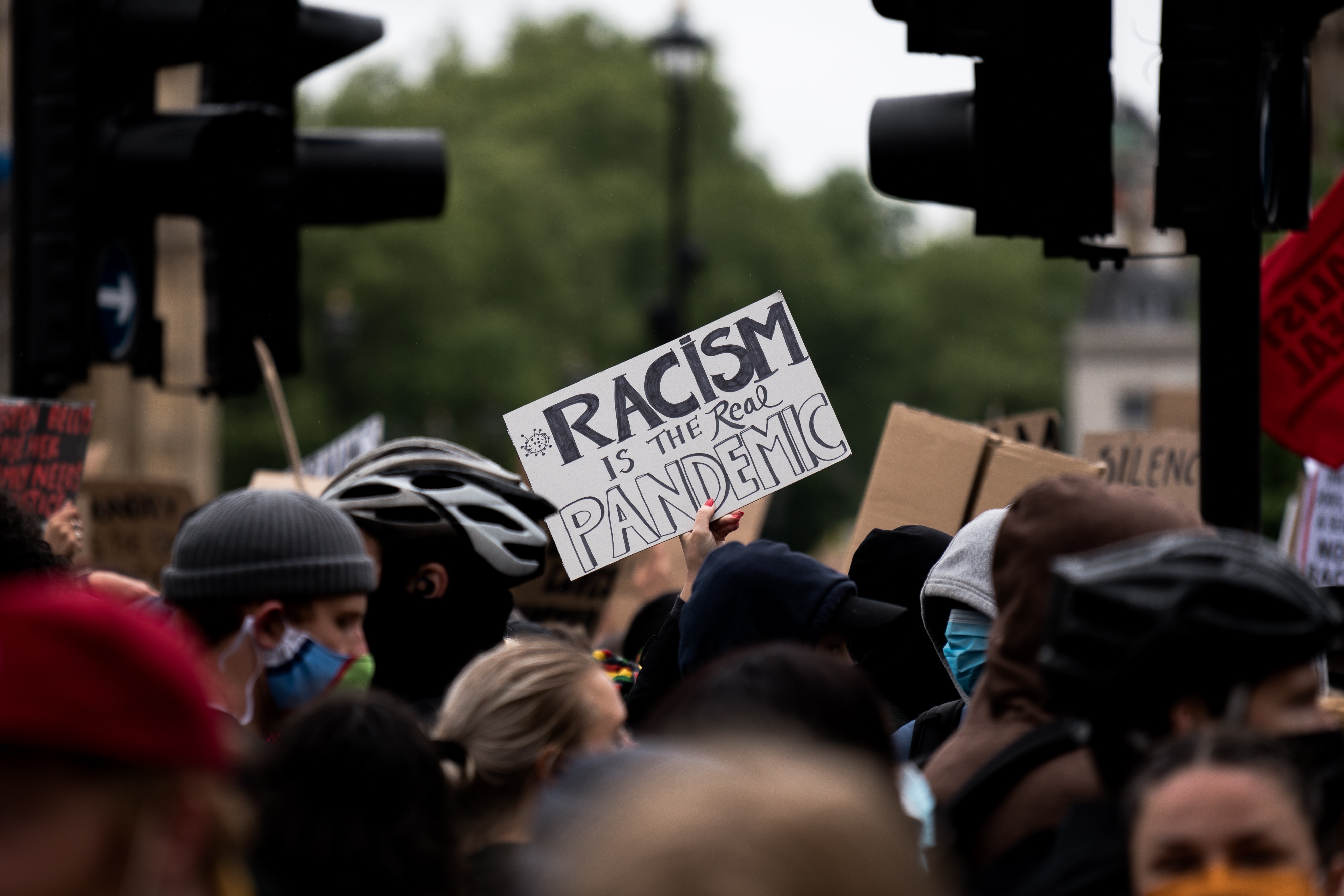 Protesting racism. Linked picture goes to actual article about Event discussed in the blog. Purpose is everything.￼